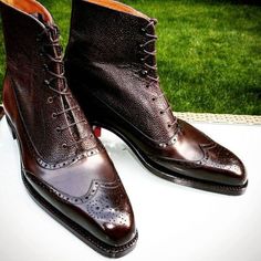 <p>Shoes+Detail</p> ++++++++++ ++++++++++++++++++++<p><strong>Upper:</strong>+High+Quality<span+style="color+:#539B00"<p>+Calf-Skin+Leather+<p> ++++++++++++++++++++++++++++++++++++++++++++++++++++++++++++++++++++++++<p><strong>Inner:</strong>+Soft+Leather+</p> ++++++++++++++++++++++++++++++++... Ascot Shoes, Ankle Lace Up Boots, Mens Dress Hats, Quality Leather Boots, Custom Design Shoes, Brown Leather Ankle Boots, High Ankle Boots, Handmade Leather Shoes, Lace Up Dress