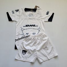 Kid's soccer uniform. Includes Jersey and Shorts.  Pumas White Uniform  Unbranded made of Polyester  New with tags Note. personalized items do not qualify for return or exchange, if you need personalization please contact seller previous purchase. Outfit Jersey, Abercrombie T Shirt, White Uniform, Soccer Outfit, Oversized Tee Shirt, Kids Uniforms, Puma Kids, Soccer Uniforms, Home White