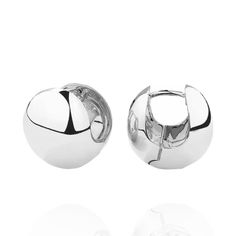 PRICES MAY VARY. Modern Minimalist Design: These 925 sterling silver huggie hoop earrings feature a trendy chunky ball detail, adding a stylish and contemporary touch to any outfit. Premium Quality Material: Made from high-quality 925 sterling silver, these earrings offer exceptional durability and a polished, sophisticated look. Hypoallergenic & Comfortable: Ideal for sensitive ears, these earrings are hypoallergenic, ensuring comfort and preventing irritation even with prolonged wear. Versatil Silver Ball Earrings, 80s Bride, Modern Minimalist Design, Chunky Earrings, Jewelry Lookbook, Silver Stud Earrings, Huggie Hoop Earrings, Earrings Collection, Jewelry Earrings Hoops