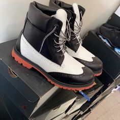 Never Worn Timberland Black, Air Shoes, Black Timberlands, Nike Air Shoes, Timberlands, Timberlands Shoes, Timberlands Women, Timberland Shoes, Pharrell Williams