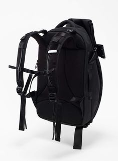 The ISAR AIR is a new, lightweight version of our iconic ISAR backpack created for those with an active lifestyle who do not wish to compromise on either design or functionality. The ISAR AIR features a comfortable padded mesh back panel and reworked adjustable shoulder straps for a flexible, sporty fit. The buckle securing the front section unclips to allow full expansion for packing everything you need for the gym, while keeping your laptop secure in the padded rear compartment. The ISAR AIR i Sporty Nylon Backpack With Adjustable Strap, Breathable Nylon Backpack For Travel, Sporty Mesh Backpack For Outdoor Activities, Functional Mesh Backpack For Everyday Use, Breathable Nylon Backpack For Everyday, Functional Breathable Backpack For Travel, Functional Mesh Standard Backpack, Black Breathable Backpack For Everyday Use, Practical Nylon Backpack With Adjustable Strap