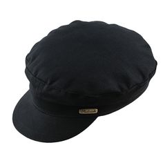 A naval style Trawler hat made of 100% softened cotton (emerized). One of many variations of Greek Fisherman and Breton hats available in our store. This headgear has a short peak which protects well your head from the sun - shape memory visor 5cm len. Inside the crown there is a skin friendly cotton sweatband. Hat has no lining inside therefore it is even more lightweight and airy. It is a comfortable and practical hat for everyday use. This headgear is available in large xl and xxl sizes. Prec Navy Cotton Brimmed Hat, Navy Cotton Visor Hat, Navy Cotton Beach Hat, Navy Cotton Hat With Short Brim, Navy Flat Brim Cotton Hat, Navy Cotton Flat Brim Hat, Nautical Style Cap For Boating, Nautical Cap For Boating, Black Cotton Flat Cap