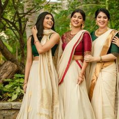 Kerala Dress, Indian Ethnic Fashion, Keep Me Stylish, Kerala Saree, Indian Look, Bachelorette Outfits, Eye Makeup Designs, Fashion Blogs