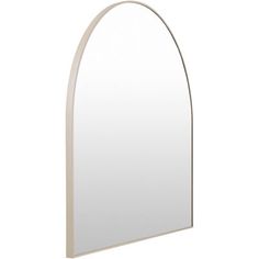 an arch shaped mirror is shown against a white background