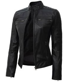 Black Biker Tall Leather Jacket For Women





Designed for taller frames, our Women’s Tall Motorcycle Leather Jacket is a statement of style and confidence. Made from real lambskin leather, it features an upright collar, padded shoulders, and detailed sleeves that add a bold edge to your look. Multiple pockets offer practicality, while the soft, skin-friendly polyester lining ensures lasting comfort. Perfect for both casual outings and evening adventures, this sleek fitted jacket transitions ef Black Cafe Racer, Racer Leather Jacket, Leather Jacket For Women, Cafe Racer Leather Jacket, Motorcycle Jacket Women, Cafe Racer Style, Cafe Racer Jacket, Womens Black Leather Jacket, Racer Jacket