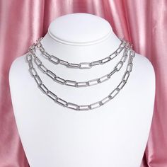 This listing is for a stainless steel chunky chain necklace or choker, depending on desired length. Necklace comes with a 2.5” extension so that it may be adjustable for layering. Max length for 14” option is 16.5”, max length for 16” option is 18.5”, and max length for 18” option is 20.5”. Each component of the necklace, including the chain, is made from hypoallergenic stainless steel. Bullet Shell Jewelry, Chain Layering, Chunky Chain Necklace, Bullet Shell, Chunky Chain Necklaces, Him Gifts, For Him Gifts, Length Necklace, Jewelry Care Instructions