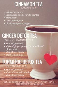 Resep Juice, Ginger Detox, Detox Tea Recipe, Magia Das Ervas, Cinnamon Tea, Resep Diet, Smoothie Detox, Healthy Teas, Diet Snacks