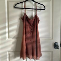 Never Worn, Size Small. No Tags. Fall Closet, Y2k Dress, Fall Clothing, Urban Outfitters Dress, Small Dress, Brown Dress, San Diego, Urban Outfitters, Fall Outfits