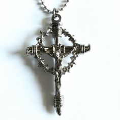 We thank you for looking at our store. We have many unique religious pendant necklaces, using chains, and High-quality Pendants. We are sure you will find the perfect one for you, and you'll love it. A pendant reminds us of the sacrifice and love of God for us, and it deserves to represent the beauty of this fact. Our pendant necklaces are unique and all handmade with love.- Beautiful and Unique design - Excellent reminder for daily prayer- Chain, stainless steel, 2.4mm ball, 20 inches with clas Metal Crucifix Cross Necklace For Gift, Metal Crucifix Cross Necklace As Gift, Metal Crucifix Cross Necklace Gift, Spiritual Cross Necklace With Silver Chain For Gift, Spiritual Stainless Steel Cross Pendant Necklaces, Metal Crucifix Necklace As Gift, Spiritual Crucifix Necklace With Silver Chain, Stainless Steel Crucifix Cross Necklace As Gift, Symbolic Stainless Steel Cross Jewelry