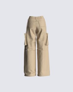 We all love a tan cargo 😜 The perfect pants to get that work done, while looking like a baddie. No more stealin' your man's, you got even cuter ones now 🙆🏻‍♀️ Cute Khaki Pants, Script Base, Tan Cargo Pants Outfit, Moodboard Pictures, 5sos Outfits, Rosabella Beauty, Tan Cargo Pants, Brown Cargo Pants, Dream Wishlist