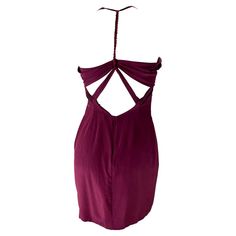 For Sale on 1stDibs - TheRealList presents: a beautiful plum Gucci mini dress, designed by Tom Ford. From Fall/Winter 2002, this stunning dress features ruched fabric at the Purple Silk Mini Dress For Evening, Elegant Burgundy Ruched Mini Dress, Elegant Purple Backless Mini Dress, Burgundy Ruched Mini Dress, Gucci By Tom Ford, Gucci Mini, Chiffon Mini Dress, Silk Chiffon, Stunning Dresses