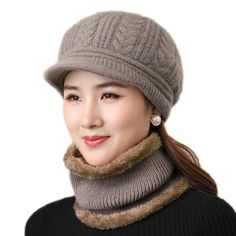 PRICES MAY VARY. The womens winter beanie hats scarf are made of 100% premium thermal spun acrylic material.Artificial wool inner liner for extra warmth. It's very soft, comfortable, breathable,skin-friendly and elasticity. for warmth and perfect head protection！ Hat Measurements: About 22-23.6"Head Circumference,Scarf: About8.66*7.08".One size fits most.It's very thick ,it stays warm and stylish all day long! Very good elasticity and quality.No matter the head size or crazy hairdo, this thermal Head Caps For Women, Thermal Hat, Beanie Scarf, Women Beanie, Winter Beanie Hat, Hats Winter, Fleece Scarf, Purple Hats, Head Protection