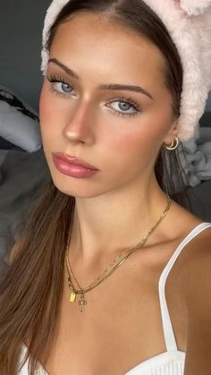 No Make Up Make Up Look, Sunkissed Makeup, Dewy Makeup Look, 밈 유머, Formal Makeup, Dewy Makeup, Smink Inspiration, Elegant Makeup, Makeup Looks Tutorial