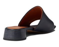 Franco Sarto Loran | Zappos.com Classic Sandals With Rubber Sole, Medium Width, Leather Slip-on Slides With Padded Heel, Modern Leather Slides With Flat Heel, Leather Slide Mules With Padded Heel, Elegant Spring Slides With Rubber Sole, Classic Sandals With Leather Lining And Synthetic Material, Leather Slide Sandals With Padded Heel, Slip-on Open Toe Mules With Rubber Sole, Open Toe Slip-on Mules With Rubber Sole