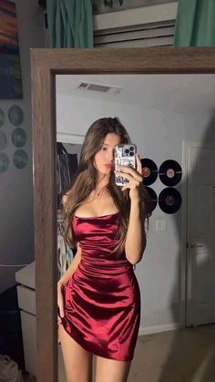 Simple Sheath Burgundy 18th Birthday Dresses Birthday Outfits P1400 18th Birthday Dress, Tight Prom Dresses, Dresses Hoco, Dresses Birthday, Dresses Flowy, Mode Instagram, Birthday Outfits, Stylish Party Dresses, Dresses 2023