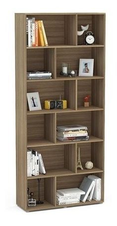 a book shelf with many books on it