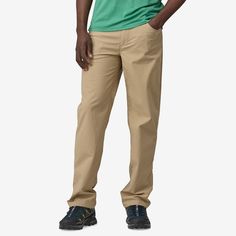 Designed for comfort and unconstrained movement, these multifunctional hiking pants are made of 96% NetPlus® postconsumer recycled nylon made from recycled fishing nets to help reduce ocean plastic pollution/4% spandex plain weave; with a durable water repellent (DWR) finish made without perfluorinated chemicals (PFCs/PFAS) to shed light moisture, and 40+ UPF sun protection. The inseam is 30; also available in a 32 inseam. Patagonia Outdoor Short Length Bottoms, Functional Hiking Bottoms By Patagonia, Functional Patagonia Hiking Bottoms, Mens Patagonia Shorts Outfit, Patagonia Quandary Pants, Ocean Plastic Pollution, 50% Logo, Face Mask Black, Hiking Essentials