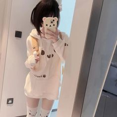 UwU Cat Face Hoodie Uwu Cat, Soft Girl Style, Kawaii Hoodie, Cute Cat Face, Cat Faces, Loose Hoodie, Baby Tees Y2k, Y2k Baby Tee, Kawaii Cat