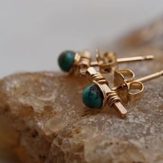 Upgrade your everyday earrings game with these Turquoise Stick Stud Earrings. You can keep them on 24/7 with no fear of tarnishing. Hypoallergenic and stylish, these 14k gold fill earrings are a must-have. Turquoise 14k Gold Filled Earrings For Gift, Turquoise 14k Gold Filled Earrings As Gift, Dainty Turquoise Earrings For Everyday, Turquoise 14k Gold Earrings For Gifts, Gift Turquoise 14k Gold Filled Earrings, Turquoise 14k Gold Earrings As Gift, Turquoise 14k Gold Filled Earrings For Everyday, Turquoise 14k Gold Filled Drop Earrings, Turquoise 14k Gold Filled Earrings