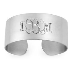 Engraved Cuff, Fine Watches, Black Bow, Cuff Bracelet, Cuff Bracelets, Initials, Fine Jewelry, Gift Wrapping, Jewelry Making