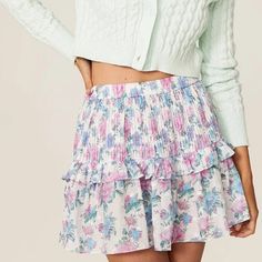 Ruffled in their dreamy Sea Orchid floral cotton, the label's Ignacia mini skirt is a mood-boosting favorite for summer. Elasticized waistband Pull-on style. Fabric: 100% cotton Hand wash Imported Floral Mini Skirt, The Borrowers, Floral Skirt, Mini Skirt, Elastic Waist, Mini Skirts, Hand Wash, Skirt, Wardrobe