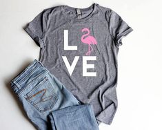 Flamingo Shirt Women Pink Flamingo Party Shirts Flamingo Birthday Party Bachelorette Flamingle Shirt Women Be a Flamingo Summer Shirt Women Cute Love Shirt Flamingo Bridal Shower Tropical Shirts for Women  This is one of those super soft shirts that you will want to wear all the time. Canada Day Shirts, Funny Bachelorette Shirts, Pink Flamingo Party, Flamingo Fashion, Junior Shirts, Flamingo Shirt, Flamingo Party, Tacoma Wa, Pink Lady