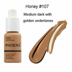 Phoera Liquid Makeup Foundation is suitable for all skin types and meet individual needs. No matter what kind of skin color you are, there is always a concealer suitable for your complexion, giving you a natural and flawless concealer experience. Up to 24 hours matte without the flat. Air light texture finish. Color: Yellow. Dark Circles Under Eyes, Full Coverage Foundation, Caking It Up, Too Faced Foundation, Cream Concealer, Matte Foundation, Best Foundation, Prevent Acne, Bright Skin