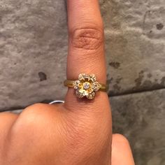 Size Adjustable Flower Shaped Ring, Would Make A Great Gift In Brand New Condition! Gold Flower-shaped Ring With Flower Charm, Gold Rings With Flower Charm, Gold Flower Shaped Promise Ring, Macys Jewelry, Ring Color, Flower Ring, Flower Shape, Womens Jewelry Rings, Tan Brown