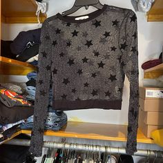 Hippie Love Party Mesh Long Sleeve Top Velvet Stars Sparkly Metallic Detail Size: Medium Brand New, Never Worn Lightweight Comfy Material Mesh Long Sleeve Top, Love Party, Hippie Love, Love Black, Mesh Long Sleeve, Long Sleeve Top, Long Sleeve Tops, Sleeve Top, Long Sleeve Tees