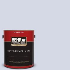 a paint can with the words behrr on it and an image of a dog