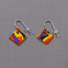 These earrings showcase edgy pattern.   Image of the Joy pattern is in the list.  The earrings are layered painted Canvas.   They are very lightweight.    The earring findings are sterling silver. Norfolk Va, Painted Canvas, Earring Patterns, Canvas Patterns, Earring Findings, Norfolk, The List, Jewelry Ideas, Hippie Boho