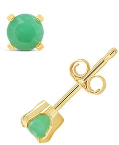 in stock Macy's Round Earrings Gift, Gemstone Stud Earrings, Gemstone Earrings, Online Jewelry, Prong Setting, Sapphire Ring, Jewelry Watches, Ruby, Emerald