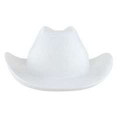 "Buy this Felt Cowboy Hat by by Make Market® at Michaels. This classic cowboy hat is the perfect blank canvas for Halloween costumes, theme party props and other fun events. Embellish it with fabric paints, patches, gemstones and more for a custom design. This classic cowboy hat is the perfect blank canvas for Halloween costumes, theme party props and other fun events. Embellish it with fabric paints, patches, gemstones and more for a custom design. Details: Available in multiple colors One size White Brimmed Rodeo Costume Hat, White Brimmed Costume Hat For Rodeo, White Brimmed Hat For Rodeo, Western Costume Hat With Curved Brim In White, Western White Costume Hats And Headpieces With Curved Brim, Western White Costume Hats And Headpieces For Rodeo, White Western Rodeo Costume Hat, White Brimmed Country Style Top Hat, White Brimmed Country Top Hat