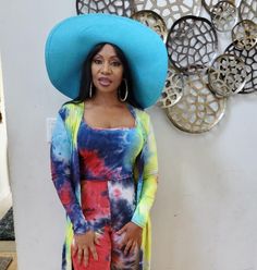 Mekka Over Sized Floppy Sun Hat - Fabulous Icon Over Sized, Sun Hat, Floppy Hat, 3 Piece, Cover Up, Turquoise