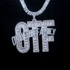 Introducing the GLD x Lil Durk exclusive collaboration- the ‘Only the Family’ Collection. This exclusive pendant is thoughtfully designed to celebrate the Grammy-award winning artist’s presence in rap culture, deeply embedded in music and style. Fully iced out and crafted in 14k Rose/White Gold, the OTF Baguette Pendant is a symbol of belonging and hard work. Pair this piece with the 5mm Diamond Tennis Chain for a set that is sure to impress and show your individuality. "This collection is a hom Luxury Diamond Jewelry For Streetwear, Luxury Bling Jewelry For Streetwear, Customized Luxury Sterling Silver Jewelry, Luxury Customized Sterling Silver Jewelry, Luxury Customized Necklaces, Luxury Customizable White Gold Jewelry, Luxury Iced Out Necklace As A Gift, Designer Iced Out Jewelry For Gifts, Rap Culture