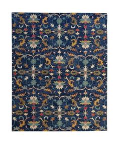 in stock Bohemian Interiors, Pattern And Texture, Geometric Construction, Rug Studio, Navy Blue Rug, Navy Rug, Bohemian Area Rugs, Navy Area Rug, Navy Fashion