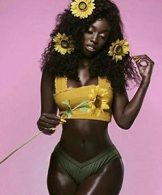 Dark Skin Beauty, Dark Skin Women, Afro Art, African Beauty, Black Women Art, 인물 사진, Brown Skin, Black Is Beautiful, Beautiful Black Women