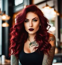 Brad Mondo Hair Color, Megan Fox Red Hair, Brad Mondo, Hair Dye Shades, Red Blonde Hair, Vivid Hair Color, Bright Red Hair, Long Red Hair