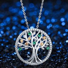 sterling silver tree of life pendant Necklace World Tree, Art Papillon, Traditions Around The World, Peter Stone, Mountain Jewelry, Life Jewelry, Tree Of Life Jewelry, Wedding Pendant, Long Silver Necklace