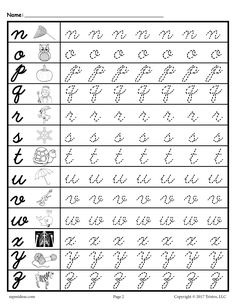 FREE Cursive Lowercase Letter Tracing Worksheets! Tracing Cursive Letters, S Worksheet, Cursive Tracing, Cursive Small Letters, Cursive Letters Worksheet, Teaching Cursive Writing, Cursive Writing Practice Sheets, Cursive Worksheets, Tracing Alphabet