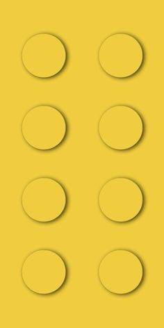 four circles are shown on a yellow background