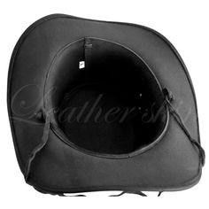 Tired of the same plain looks worn every day. Make room for a newer & refined look with this Aussie Bush cowboy hat. Sporting a dark coal black color, this product is going to add a more masculine edge to your personality making you all the more bold and handsome. The brims on both sides are facing up and provide protection against the gushing winter winds or the hot sun. Apart from making it more practical in its functionality, it is stylish and flaunts simplicity with embellishments only as much as black criss-cross threading with a white underline and minute silver studding. With a high-end glossy finish to it; this product delivers style and quality altogether adding more value to it! Some top features of the product include: Premium black leather Use of simple embellishments Breathabl Black Wide Brim Riding Hat, Black Wide-brim Riding Hat, Black Short Brim Hat Band For Riding, Black Short Brim Hat For Riding, Black Adjustable Top Hat For Western Theme, Black Western Hats For Travel, Black Western Style Hats For Travel, Black Country Style Top Hat For Western-themed Events, Black Western Style Travel Hat