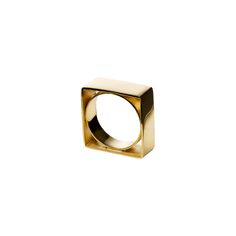 Gold Plated Silver Square Statement Ring, Womens Ring, Silver Ring, Gold Ring,  Bold Ring, Stackable Rings,  Gift for her, Unisex Ring, Geometry Ring, Urban Ring, Industrial Ring, Square Band, Simple Ring, Modern Ring, Modernist Jewelry  Quadratum Ring  This Square Gold Plated Silver ring offers a unique take on minimalistic jewelry, combining a sleek design with effortless wearability. The square-shaped band symbolizes control over one's thoughts, actions, and emotions, highlighting the belief that mastering the mind is key to flourishing in the physical world. The square also represents how consciousness is channeled through the body, allowing one to fully experience life. For centuries, jewelers have embraced the square form for its clean, simple lines. This geometric-inspired collectio Modern Stackable Rings With Polished Finish As Gift, Modern Stackable Rings With Polished Finish, Modern Midi Rings With Polished Finish As Gift, Modern Midi Rings With Polished Finish For Gifts, Modern Polished Midi Rings As Gift, Modern Polished Finish Midi Rings As Gift, Modernist Ring Jewelry As Gift, Modern Rectangular Ring As A Gift, Modern Open Ring As Gift