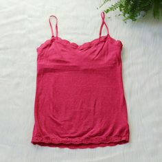 Nwot Aeropostale Tank/Camisole - Featuring Rose Floral Print, Adjustable Straps, Stretchy Fabric, Shelf-Bra, And Lace Edges! Top Of Lace-To-Bottom Of Lace: 20 1/4" Armpit To Armpit: 13 1/4" Red Seamless Casual Camisole, Casual Red Seamless Camisole, Red Stretch Camisole, Casual Style, Red Stretch Casual Camisole, Casual Red Stretch Camisole, Red Cotton Camisole Top, Celestial Guardian, Pink Celestial, Fabric Shelf