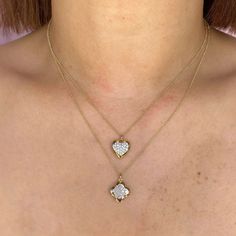 14K Gold Diamond Heart Necklace Pendant Natural Round Cut 0.26 CT Model Number: SDL55025908RDWY Gold Diamond Heart Necklace, Diamond Heart Necklace, Heart Necklace Diamond, Studded Necklace, Eternity Band Ring, Deco Jewelry, Pendant Rings, Art Deco Jewelry, Diamond Heart