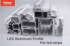 aluminum profile profiles for led strips are available in various sizes and colors to choose from