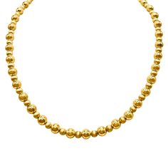 14kt yellow gold 4.8-6.95mm wide ball style necklace 9.78 grams size: 18 inches Yellow Gold Necklace, Ball Necklace, Style Necklace, Selling Jewelry, Watches Jewelry, Sale Event, New Jersey, Jewelry Collection, Chain Necklace