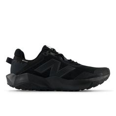 The DynaSoft Nitrel v6 Gore Tex ® brings progressive style and waterproof comfort to the trail and beyond. New Balance Dynasoft, New Balance Men, The Trail, Gore Tex, Black Grey, New Balance, Running Shoes, Men's Shoes, Black And Grey