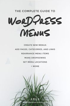 the complete guide to wordpress menus