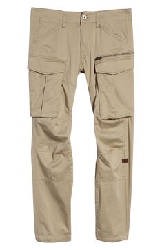 Stretch-cotton pants in a tapered profile rock a modern, utilitarian look with cargo-style pockets and ergonomic seaming for a more active fit. 32" inseam; 14" leg opening; 10" front rise; 15" back rise (size 32) Zip fly with button closure Side slant pockets; back flap pockets; side cargo pockets 97% cotton, 3% elastane Machine wash, dry flat Imported Utility Cargo Pants With Patch Pockets For Outdoor Work, Utility Cargo Pants With Tapered Leg For Outdoor Work, Urban Cargo Pants With Patch Pockets For Outdoor, Tapered Leg Cargo Pants With Pockets For Outdoor Work, Outdoor Tapered Leg Cargo Jeans With Pockets, Outdoor Tapered Leg Cargo Jeans, Utility Cargo Jeans With Tapered Leg And Flap Pockets, Utility Cargo Jeans With Flap Pockets And Tapered Leg, Urban Cargo Pants With Flap Pockets For Outdoor